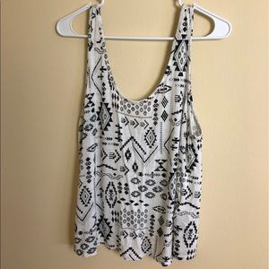 Tribal print tank